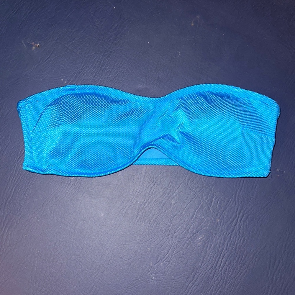 Aerie Blue Tube Top Bikini